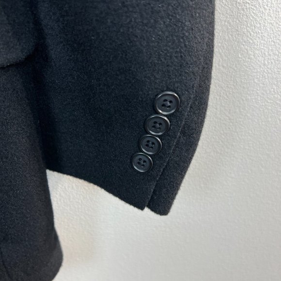 Stafford Blazer Jacket Sport Coat 42R Men Black 100% Camel Hair 2-Button Classic - Picture 6 of 13